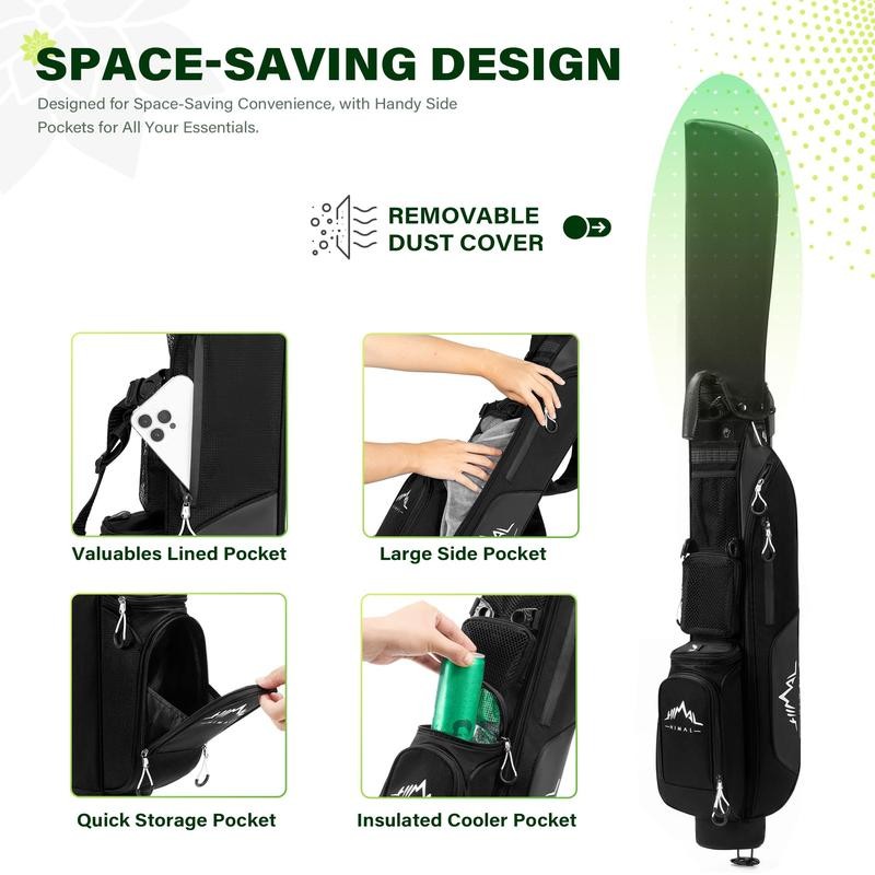 Golf Lightweight Stand Carry Bag PRO with Dual Shoulder Straps