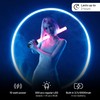 19-Inch 360-Degree RGB LED Light: 9 Colors, 3 White Modes,