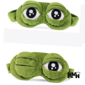 슬픈개구리안대 귀여운수면안대 비행기수면안대 눈안대 수면용안대 Sad Frog Eye Mask Cute Sleep Mask Airplane Sleep Mask Eye Mask Sleep Mask