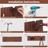 KYIAANY Wall Coat Rack for Entryway: Wooden Modern Heavy Duty
