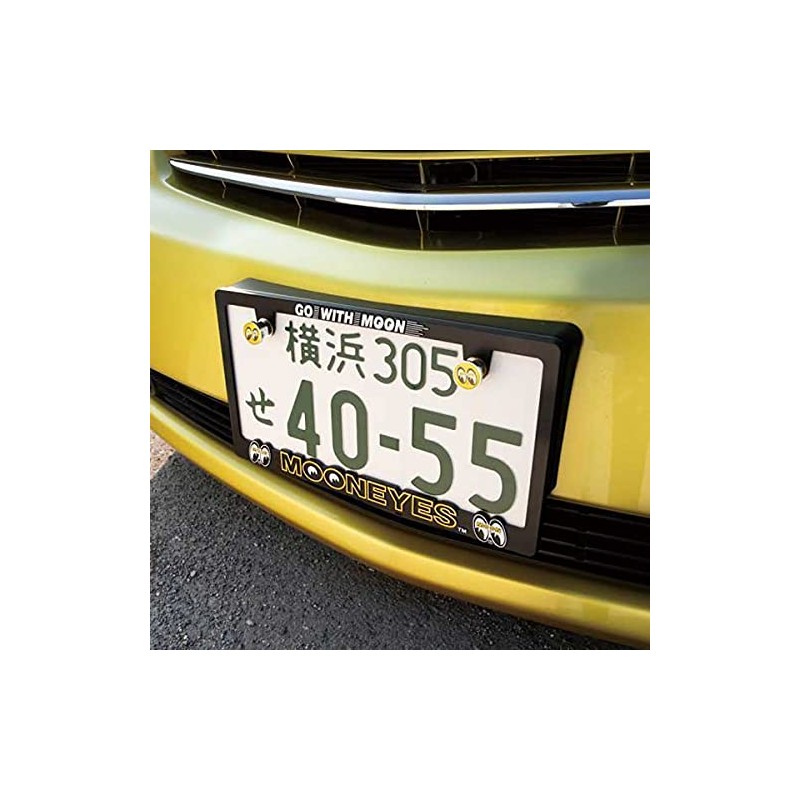 Chopper New Standard 3D Moon Eyes Logo License Frame MOONEYES