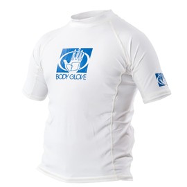 BODY GLOVE FITTED RASHGUARD JR SS WHIT 12