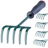 KADAX Rake, Small Rake with Handle, Leaf Rake Made of