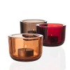 Iittala Valkea Teal.candleh. 60 mm Sevilla orange, glass, 6 cm