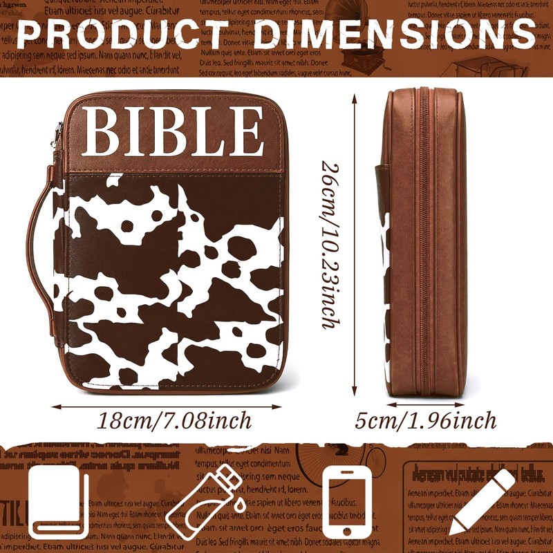 Father's Day Bible Cove Gift Leather Large Cover Church Gift