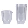 TOPINCN Replacement Cup for Blender Plastic Transparent High Cup or