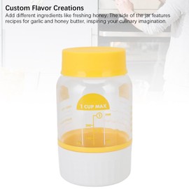 Buttercup Butter Maker, Multifunctional Butter Churner Homemade Fresh Made Butter, Plastic Butter Maker Cup Cream Separator Butter Making Machine for Kitchen Cooking Baking