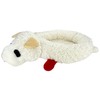 Multipet Lamb Chop Bed for Dogs, White, 27.0" L x