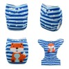 10 Pañales Ecológicos Alva Baby Con Absorbentes Microfibra