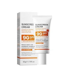 Sunscreen SPF 90+,Large-capacity Body Sunscreen and Hair Removal Cream