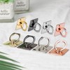 [2 Pack] Square Sparkling Cell Phone Ring Holder Stand,360 Degree