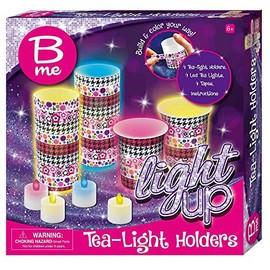 B me Children's Arts & Craft 'Light Up' Set (Tea Light Holders)