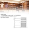 TUORE DIY Cabinet Divider Rack, Multi Functional Nail Free Expandable