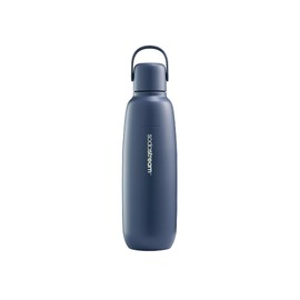 SodaStream 0.9 L Fizz&go Cool Metal Bottle Storm | Dishwasher Safe | Compatible with Duo, E-Duo, Terra and Much More | Keeps Warm & Cold for up to 12 Hours | BPA-Free | Pack of 1