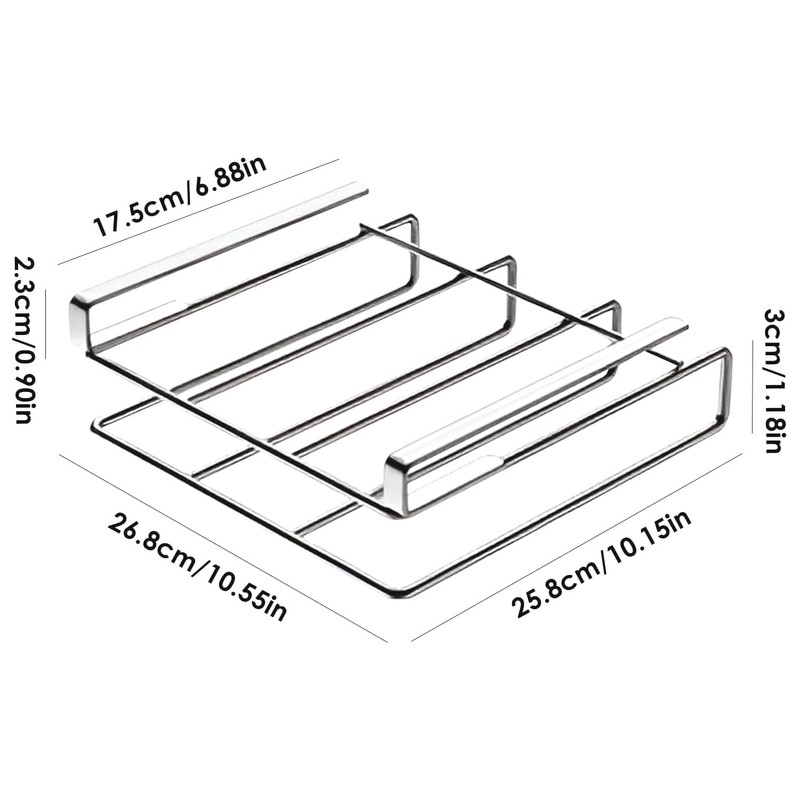 Under Cabinet Cutting Board Holder, Cabinet Shelf Organizer,Cutting Board Organizer