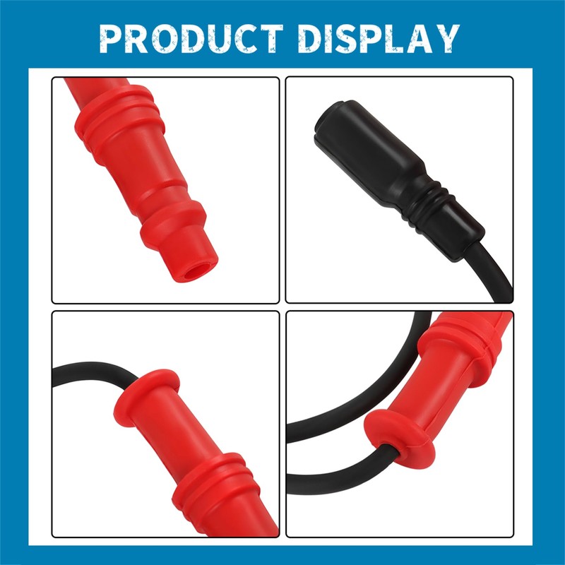 Silscvtt Ignition coil and Wire Cap Spark plug Replacement for