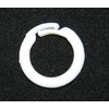 White Plastic Split Rings for Shades & Valances, Large, 25/pkg
