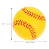 Outanaya 4pcs Sponge Baseball Foam Squeeze Ball Sports Training Ball