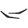 1 Pair Car Headlight Eye Lid Covers Bright Black Smooth
