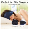 AHUIARGY Bluetooth Sleep Mask with 2 Removable 3D Contoured Cup,