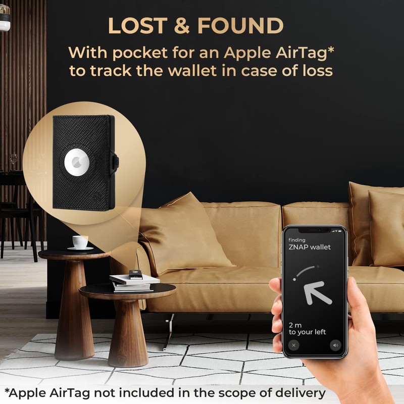 Znap Airtag Wallet | Airtag Wallet for Men | Small