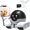 YELETY Pet Camera Home Security, 32G Movable Indoor WiFi Cam,