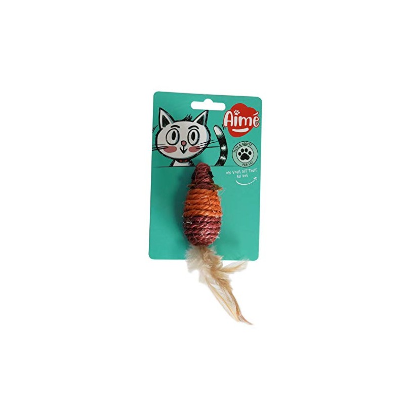 Aime Sisal Mouse Cat Toy