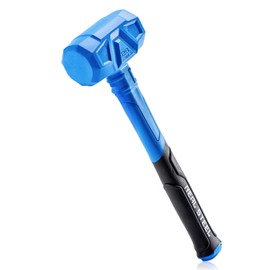 REAL STEEL Dead Blow Hammer with Carbon Steel Core Handle, 28 Oz Marring and Sparking Resistant Rubber Mallet (0317)