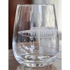 Wahoo Fish Engraved Stemless Wine Glasses (Set of 2)