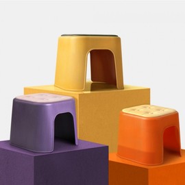 Colorful Tori multipurpose chair stool 2 sizes Tori Bathroom chair (medium-yellow)