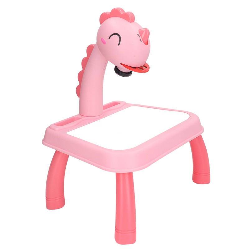 Drawing Projector Table Cute Dinosaur Design Bright Colors Detachable Smart