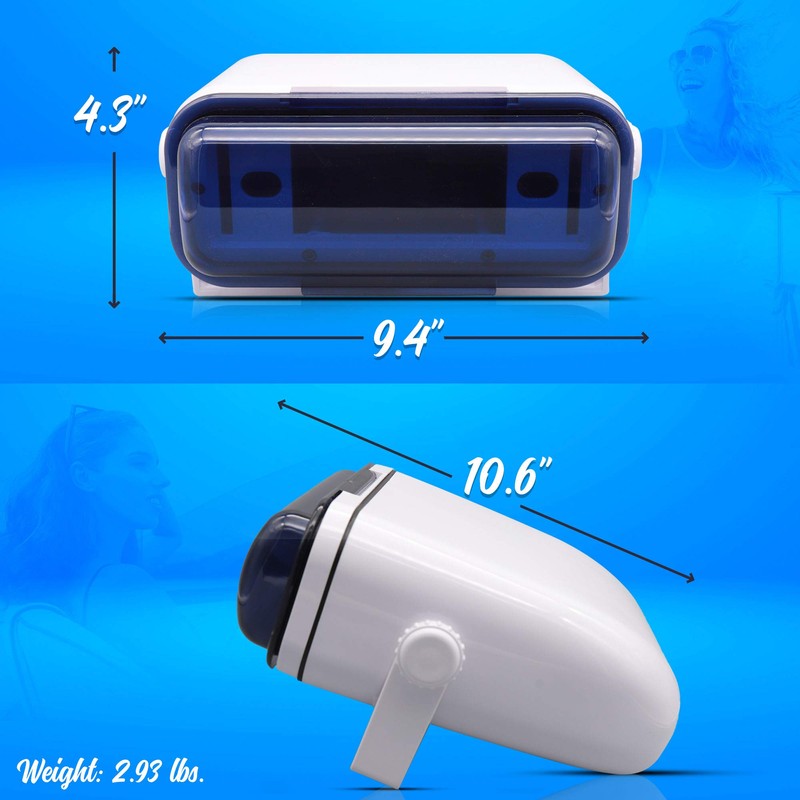 Pyle Durable Universal Marine Stereo Cover - Water Resistant Boat
