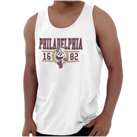 Pacman Game Philadelphia Varsity Tank Top T Shirts Men Women White