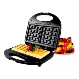 Total Supplier Maquina Wafflera 2 Espacios Cuadrados Para Desayunos Waffles