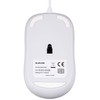Elecom M-K6URWH/RS Mouse, Wired Medium, 3 Buttons, USB, Optical, White,