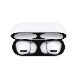 Zvorgath Dust Guard - Dust-Proof Film Compatible with AirPods Pro 2 & AirPods Pro - Ultra Slim, Protect from Iron/Metal Shavings (2 Set, Black)