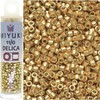 Miyuki abalorio Duracoat de oro galvanizado