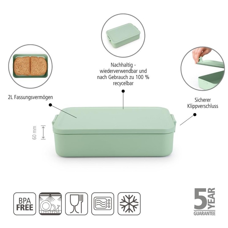 Make und Take Lunchbox, Groß, Kunststoff