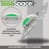 ToolSpace Large Styrofoam Rasp Sanding Board Grinder 380 x 160