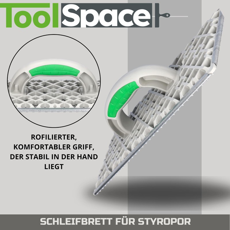 ToolSpace Large Styrofoam Rasp Sanding Board Grinder 380 x 160