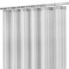 cloth polyester shower curtain liner bathroom fabric white 72x72in