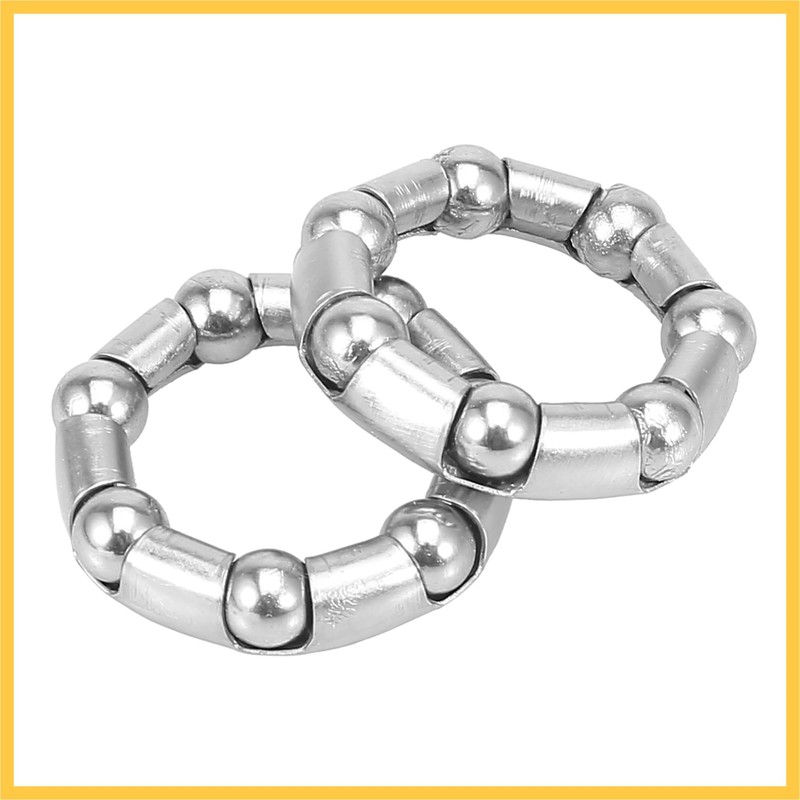 BULLSPANN 2PCS Ball Bearing Cage Crank 37.6mm x 7 Bearing