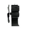 Butterfly shaped 6-blade wood burning fireplace fan, log burner safe