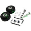 Micro Trader 2Pair Luggage Suitcase Wheels Repair Kit OD 40mm