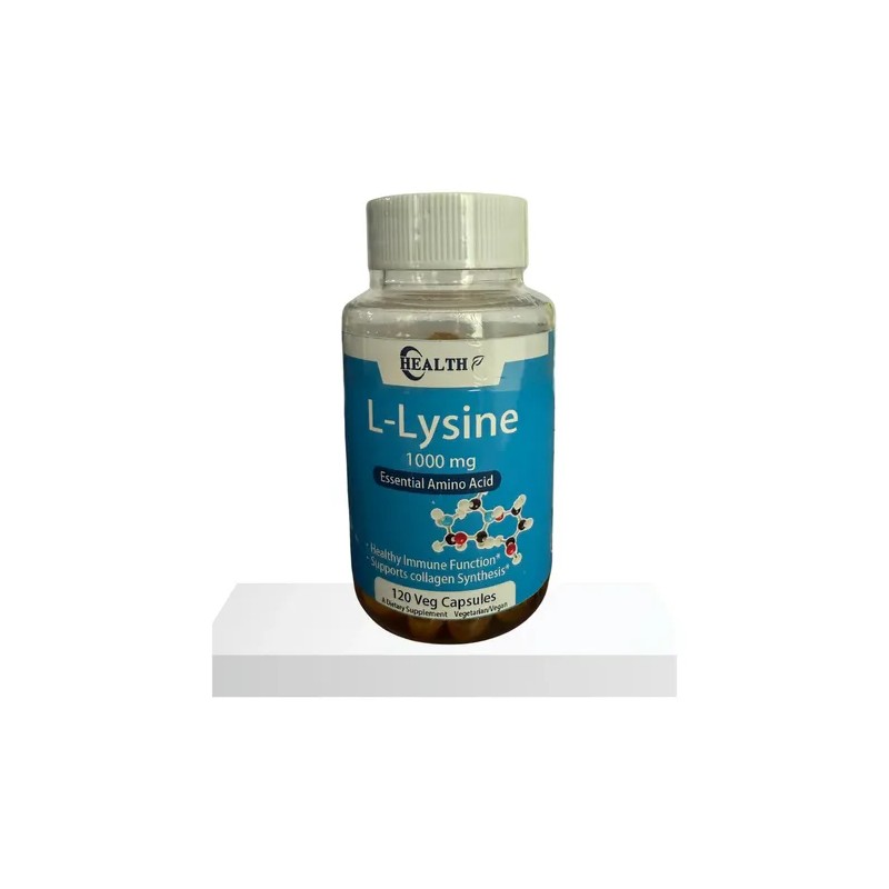 L-Lisina 1000mg Tabletas L-Lysine Amino Acid Supplement, 120 Tablets