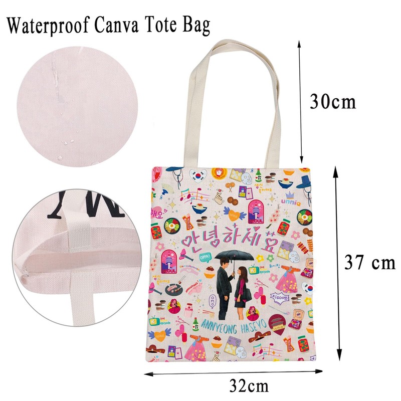 MBMSO K-Drama Tote Bag Korean Drama Gift for Kdrama Lovers