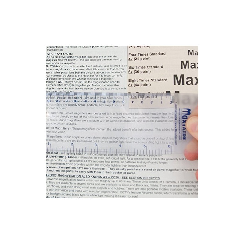 Handy Lens Magnifier Bookmark - 2x-3x