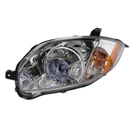 Replacement for Mitsubishi Eclipse Spyder 2007 2008 2009 2010 2011 2012, Headlight Assembly, Spyder GS, w/Bulbs, Halogen Headlamp, Left/Driver Side