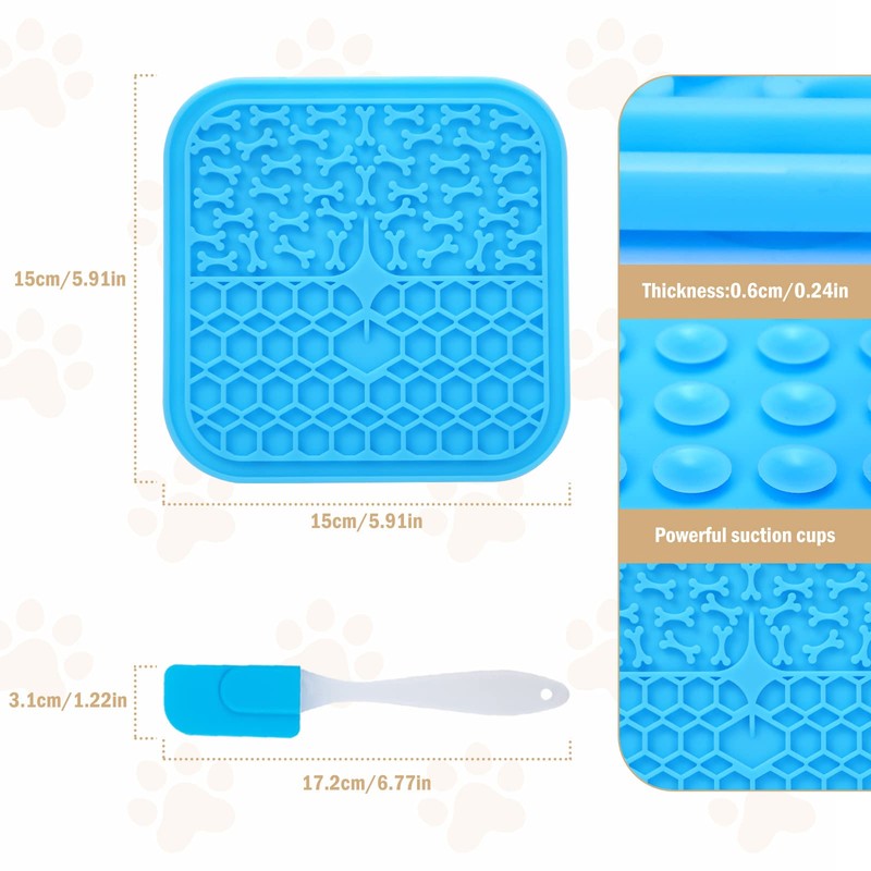 Lick Mat for Dogs - Slow Feeder Licking Mat with