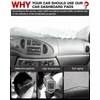 Autorder Dashboard Cover Mat for Ford E150 E250 E350 1997-2008/E450